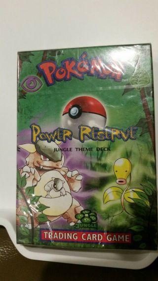 Pokémon Power Reserve Jungle Theme Also 12 Non Holo Fossil Cards