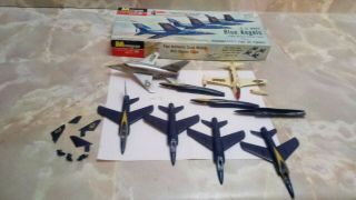 Vintage Monogram U.  S.  Navy Blue Angels (flight Demonstration Team (parts Only)