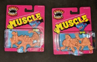 Mattel Street Sharks M.  U.  S.  C.  L.  E.  Men Retro Style Figures Muscle Pack X2