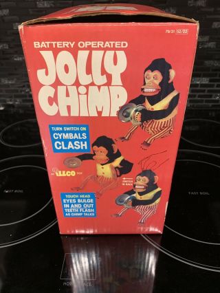 Vintage Jolly Chimp 1960s with Cymbals By Illco 2