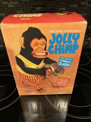 Vintage Jolly Chimp 1960s with Cymbals By Illco 3
