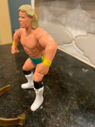 WCW Galoob Lex Luger Wrestling Figure UK Exclusive Green Trunks 1990 3