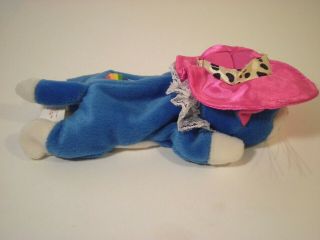 Miss Furonica Lisa Frank Plush Beanie Blue Cat Stuffed Animal Stuffins 8 