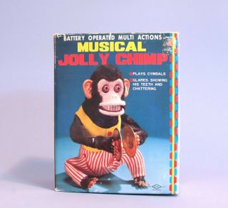Vintage Musical Jolly Chimp Daishin Japan Great No 4910 7