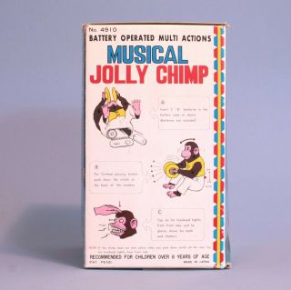 Vintage Musical Jolly Chimp Daishin Japan Great No 4910 8