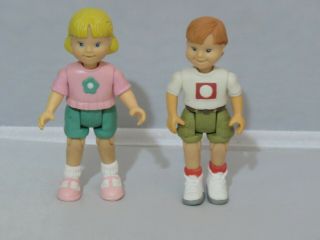 Fisher Price Loving Family Boy Girl Brother Sister 1995 Figures People