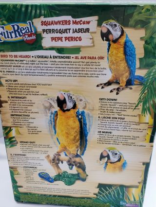 Fur Real FurReal Friends Squakers McCaw Interactive Parrot - Box 2
