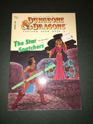 Vintage Tsr Dungeons & Dragons Pick A Path To Adventure Cartoon Show Book 6