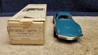 Vintage 1970 Chevrolet Corvette Lt - 1 Dealer Promo In Mulsanne Blue