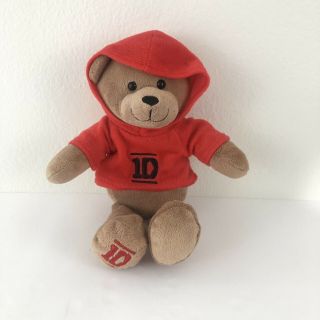 One Direction Brown Bear With Red Hoodie 1d Plush Teddy Bear