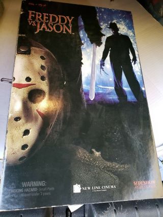 Sideshow Freddy Vs Jason,  1/6 Scale,  12 " Jason Voorhees Figure,  Mib