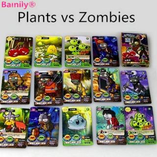 Plants Vs Zombies Cards Game Plants Zombies War Action Figures Toys For Kids 100