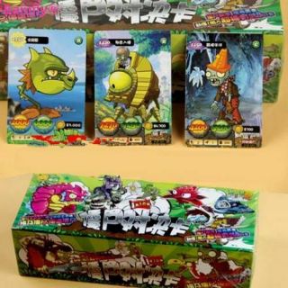 Plants VS Zombies Cards Game Plants Zombies War Action Figures Toys for Kids 100 5