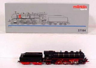 Marklin 37184 Digital Br18.  4 Rheingold Steam Locomotive And Tender Ln/box
