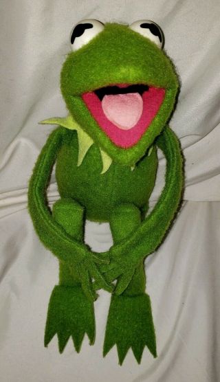 Vintage 1976 Kermit The Frog Poseable Fisher Price 850 Jim Henson Muppet Doll