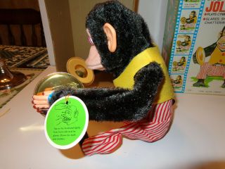 Vintage Musical Jolly Chimp Battery Operated w/Box 2