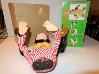 Vintage Musical Jolly Chimp Battery Operated w/Box 6
