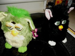 Set Of 2 Non - Orig.  1998 70 - 800 " Furby Witch 