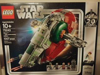 Lego Star Wars 20th Anniversary Slave 1 75243 Boba Fett Han Carbonite 4 - Lom Misb