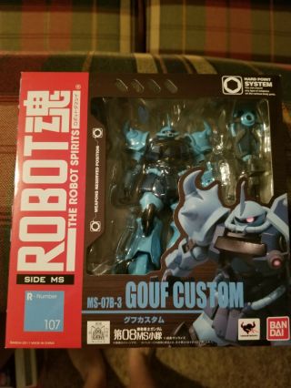 Robot Spirits Gundam [side Ms] Gouf Custom Action Figure Action Figure Bandai