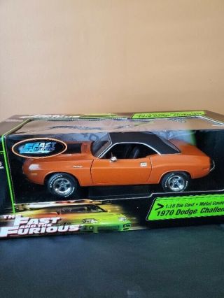 Fast And The Furious 1970 Dodge Challenger Limited Ed 1:18 Diecast 2