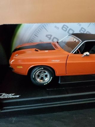 Fast And The Furious 1970 Dodge Challenger Limited Ed 1:18 Diecast 7
