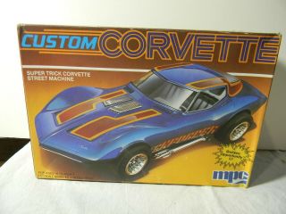 Vintage Mpc Trick Custom Corvette Model Kit