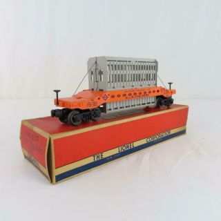 Lionel 6519 Postwar Allis Chalmers Condenser Car Orange/Gray with Box 2