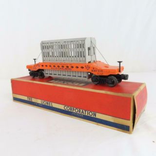Lionel 6519 Postwar Allis Chalmers Condenser Car Orange/Gray with Box 8