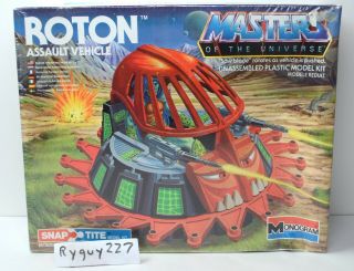 Motu,  Roton Model Kit,  Masters Of The Universe,  He - Man,  Box Misb Moc