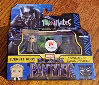 Minimates Marvel Black Panther Everett Ross & Powered Up Black Panther Walgreens