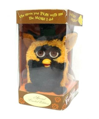 Furby Special Limited Edition 1999 Autumn Fall Witch Halloween Vintage Open Box