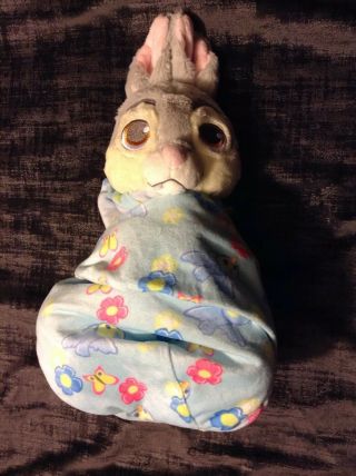 Disney Baby Thumper Bunny Rabbit From Bambi In A Pouch Blanket Plush Doll