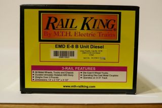 Rail King Emd E - 8 B Unit Diesel Union Pacific Cab No.  927b W