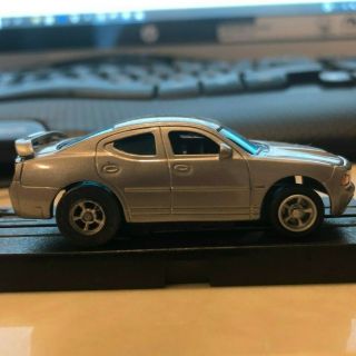 Autoworld J/l Dodge Charger Ho Slot Car On An Afx Magna - Traction Chassis