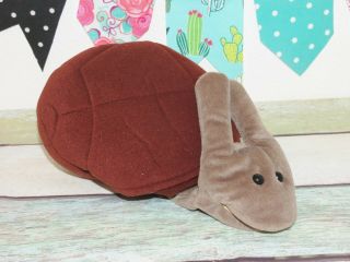 Folkmanis Snail Brown Shell Full Size Hand Puppet Storytelling Plush Toy 14 "