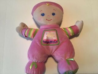 Doll Fisher Price Brilliant Basics My First Pink Baby 