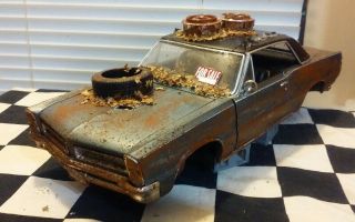1/18 Scale Diecast Custom Maisto 1965 Pontiac Gto " Barn Find "