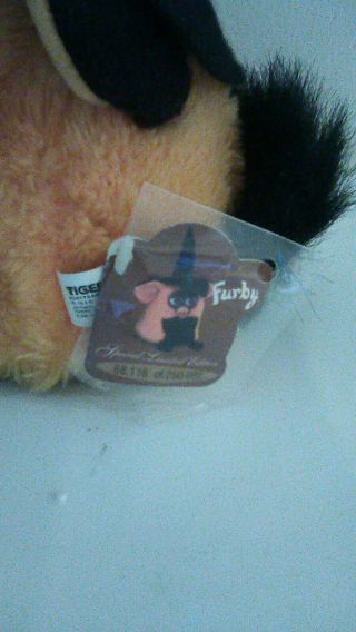 TIGER 1999 SPECIAL LIMITED EDITION HALLOWEEN FURBY tags in tact 3