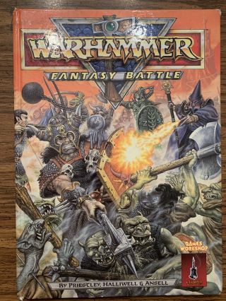 Warhammer Fantasy Battle 3rd Third Edition Core Rulebook 1987 Hardcover Book