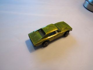 69 Custom Dodge Charger Lime Orig Cond Mopar Usa Redline Hot Wheels Vintage