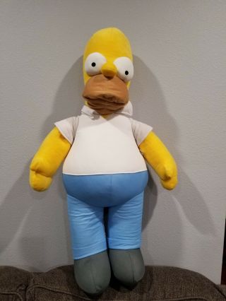 The Simpsons Homer Simpsons Plush Large 32 " Tall 2005 Rare Plush Toy