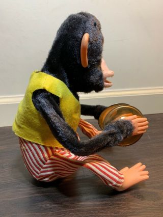 Vintage MUSICAL JOLLY CHIMP Toy Cymbal Monkey 1950’s Lewis Galoob co 2
