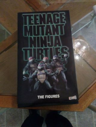 2018 Neca Sdcc Exclusive Teenage Mutant Ninja Turtles Movie Figure Box Set