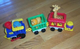 Complete Set Vintage 1991 Fisher Price Little People Circus Train No.  2373