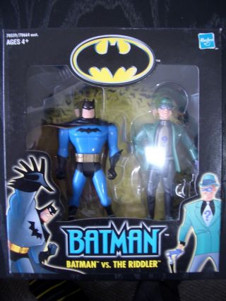 Batman Vs The Riddler Rare Usa Walmart Store Special Edition Figure Set.  Misb