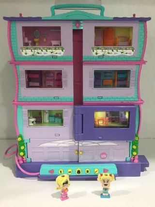 Rare Mattel 2006 Pixel Chix Roommate Story House Electronic W Two Figures