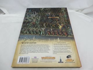 Warhammer Wood Elves elf army book codex hardcover oop elf Sylvaneth HTF 2