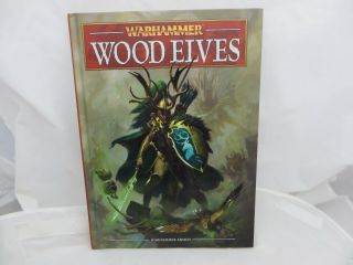 Warhammer Wood Elves elf army book codex hardcover oop elf Sylvaneth HTF 3