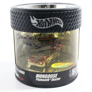 Signed Mongoose Mcewen Plymouth Duster 35th Hotwheels Le Of 3000 1:64 J4227